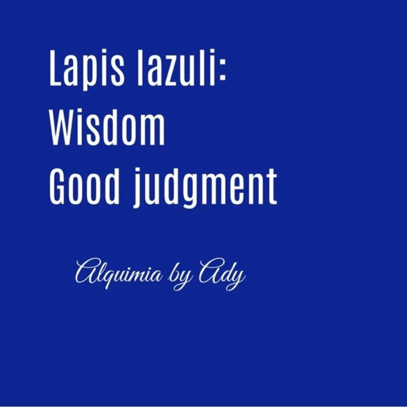 Gold lapis lazuli statement drops earrings - Picture 3 of 5